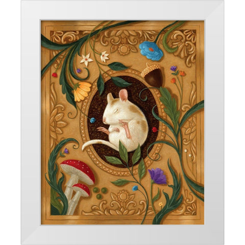 Sweet Slumber White Modern Wood Framed Art Print by Matarazzo, Gina