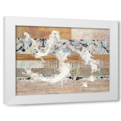 For The Joy of It White Modern Wood Framed Art Print by McCourt, Suzanne