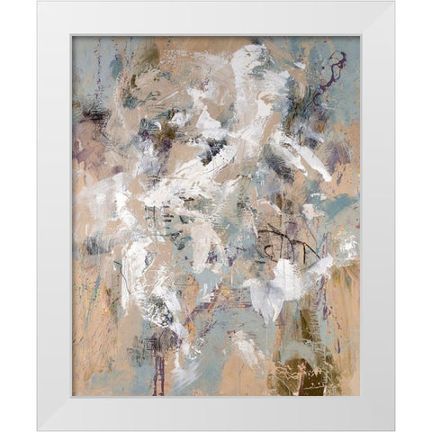 Open Seas White Modern Wood Framed Art Print by McCourt, Suzanne
