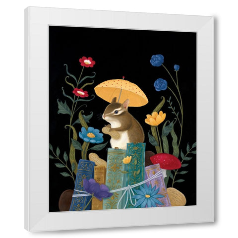 Ambroses Lucky Day White Modern Wood Framed Art Print by Matarazzo, Gina