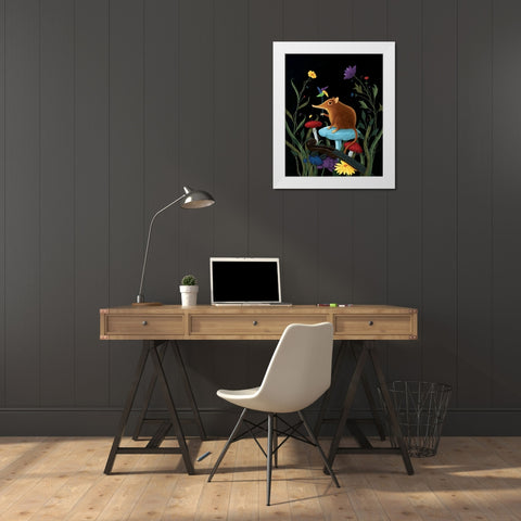 Herschels Treasures White Modern Wood Framed Art Print by Matarazzo, Gina