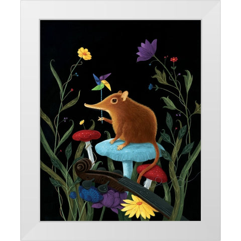 Herschels Treasures White Modern Wood Framed Art Print by Matarazzo, Gina