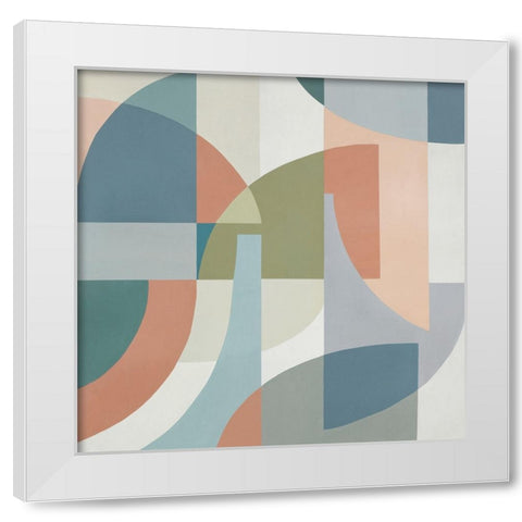 Crescendo No. 2 White Modern Wood Framed Art Print by Maxx, Max
