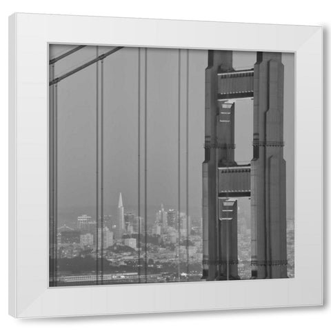 Hendrik Point White Modern Wood Framed Art Print by Melville, Craig