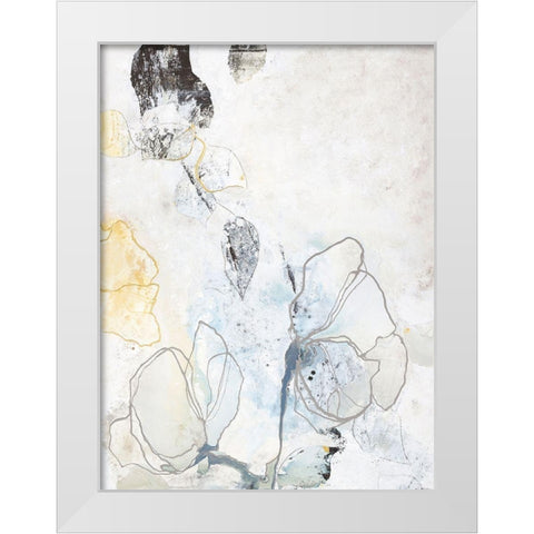 Nowhere Land 1 White Modern Wood Framed Art Print by Design Fabrikken