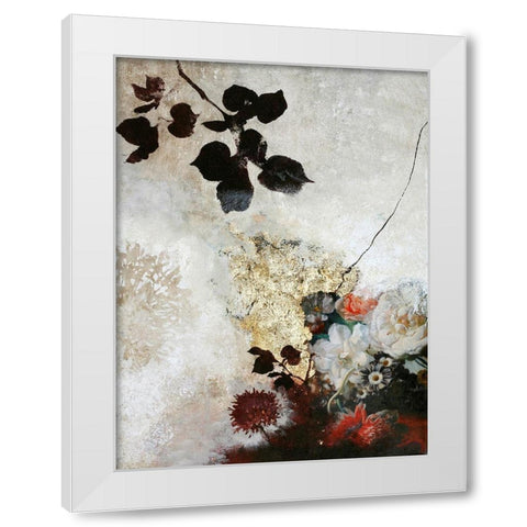Still Life 3 White Modern Wood Framed Art Print by Design Fabrikken