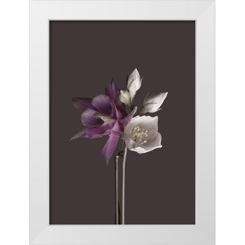 Virtue 2 White Modern Wood Framed Art Print by Design Fabrikken