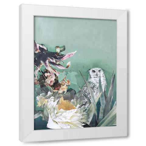 Haute Couture 8 White Modern Wood Framed Art Print by Design Fabrikken