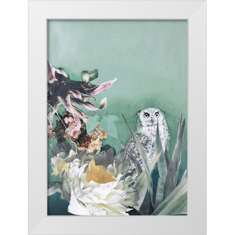 Haute Couture 8 White Modern Wood Framed Art Print by Design Fabrikken