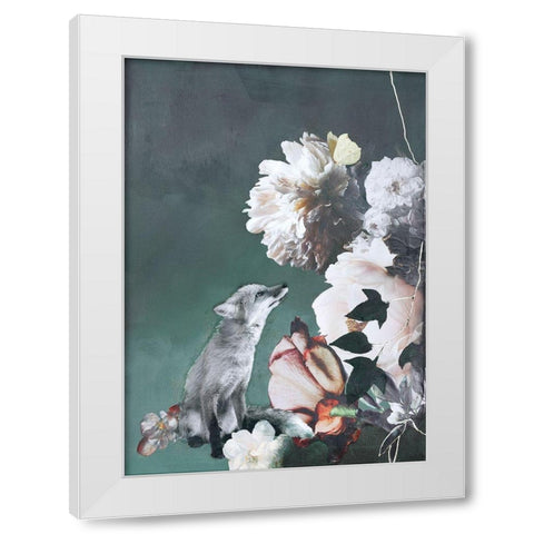 Haute Couture 11 White Modern Wood Framed Art Print by Design Fabrikken