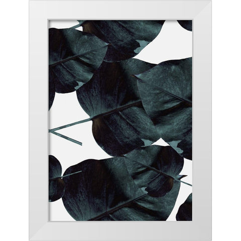 Tropic Sensation White Modern Wood Framed Art Print by Design Fabrikken