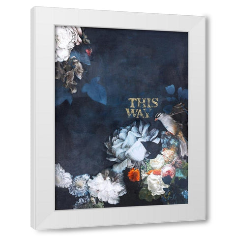 Haute Couture 4 White Modern Wood Framed Art Print by Design Fabrikken