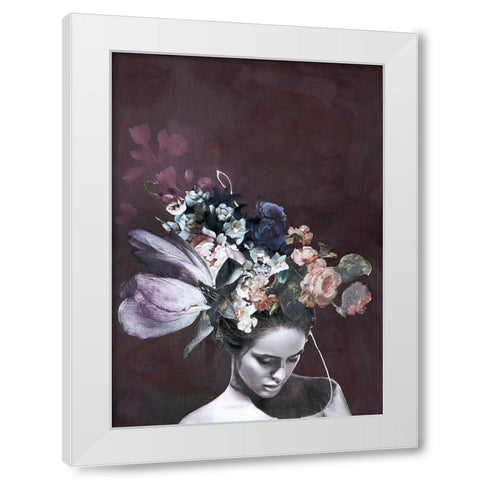 Haute Couture 5 White Modern Wood Framed Art Print by Design Fabrikken