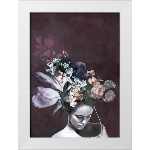 Haute Couture 5 White Modern Wood Framed Art Print by Design Fabrikken