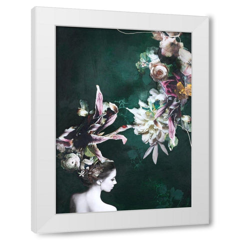 Haute Couture 6 White Modern Wood Framed Art Print by Design Fabrikken