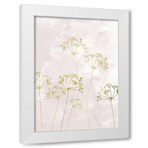 The Morning After White Modern Wood Framed Art Print by Design Fabrikken