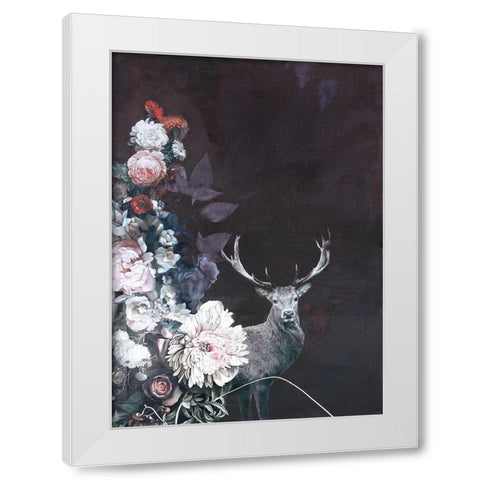 Haute Couture 9 White Modern Wood Framed Art Print by Design Fabrikken