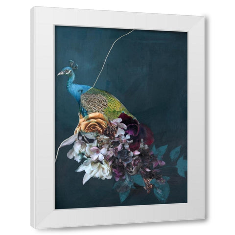 Haute Couture 10b White Modern Wood Framed Art Print by Design Fabrikken