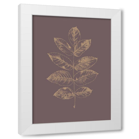 Botanica 2 White Modern Wood Framed Art Print by Design Fabrikken