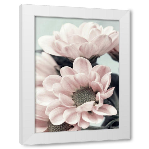 Opulent 3 White Modern Wood Framed Art Print by Design Fabrikken