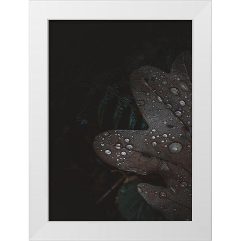 Secret 5 White Modern Wood Framed Art Print by Design Fabrikken