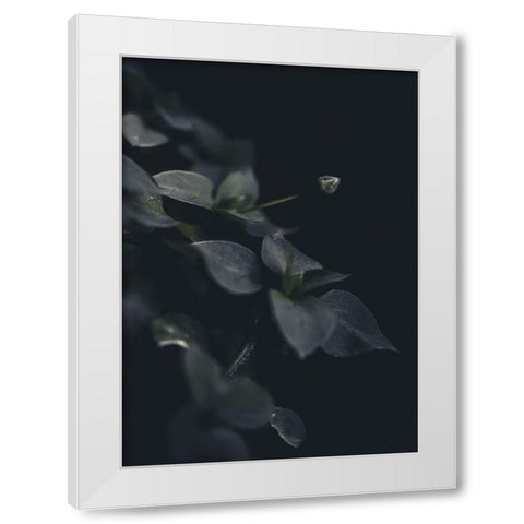 Secret 9 White Modern Wood Framed Art Print by Design Fabrikken