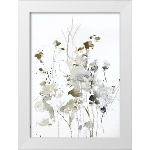 These Days 2 White Modern Wood Framed Art Print by Design Fabrikken