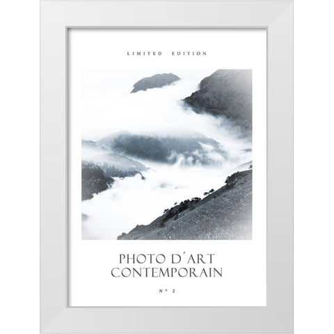 Photo DÂ´Art No 2 White Modern Wood Framed Art Print by Design Fabrikken