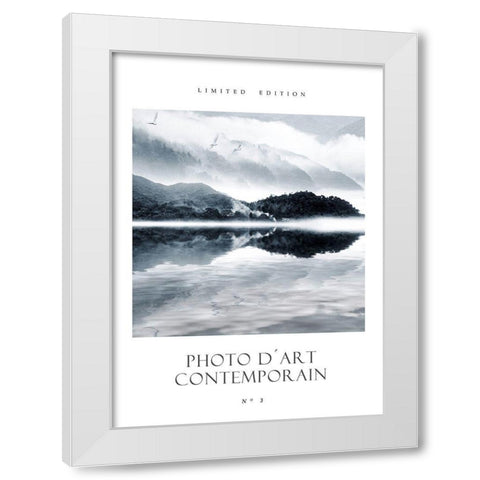 Photo DÂ´Art No 3 White Modern Wood Framed Art Print by Design Fabrikken