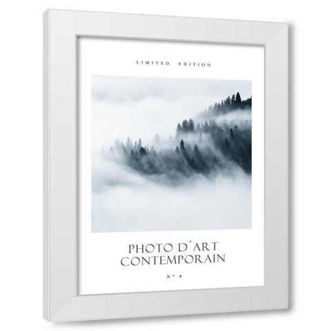 Photo DÂ´Art No 4 White Modern Wood Framed Art Print by Design Fabrikken