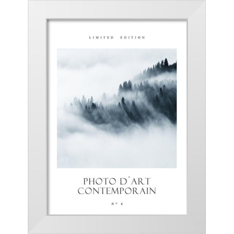 Photo DÂ´Art No 4 White Modern Wood Framed Art Print by Design Fabrikken