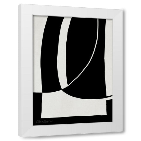 Black Ops 1 White Modern Wood Framed Art Print by Design Fabrikken