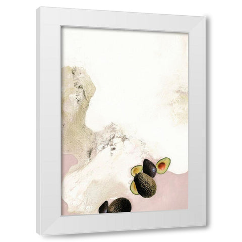 The Art of Taste 3 White Modern Wood Framed Art Print by Design Fabrikken