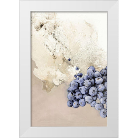 The Art of Taste 6 White Modern Wood Framed Art Print by Design Fabrikken