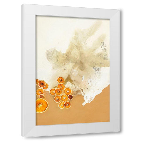 The Art of Taste 8 White Modern Wood Framed Art Print by Design Fabrikken