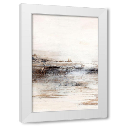 Lifestyle 1 White Modern Wood Framed Art Print by Design Fabrikken