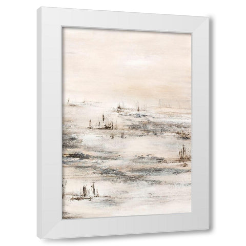 Lifestyle 2 White Modern Wood Framed Art Print by Design Fabrikken