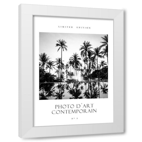 Photo DÂ´Art No 5 White Modern Wood Framed Art Print by Design Fabrikken