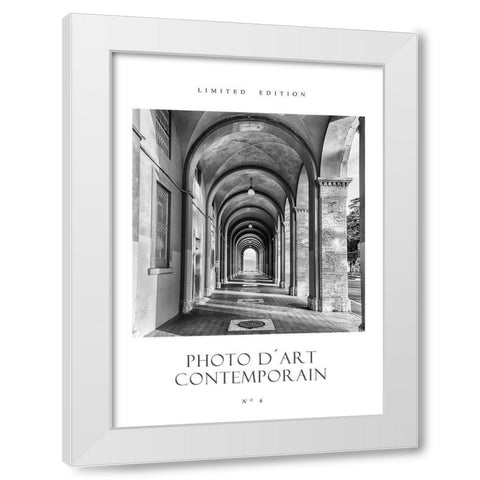 Photo DÂ´Art No 6 White Modern Wood Framed Art Print by Design Fabrikken