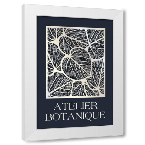 Atelier Botanique White Modern Wood Framed Art Print by Design Fabrikken
