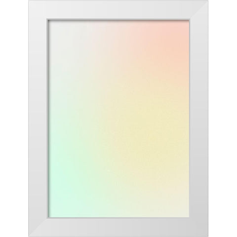 Luminous II White Modern Wood Framed Art Print by Design Fabrikken