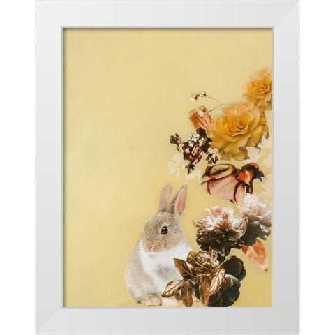 Pet Couture 4 White Modern Wood Framed Art Print by Design Fabrikken