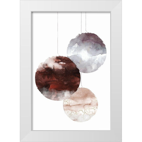 Holiday Time 3 White Modern Wood Framed Art Print by Design Fabrikken