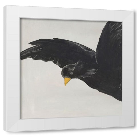 Finding Treasures White Modern Wood Framed Art Print by Design Fabrikken