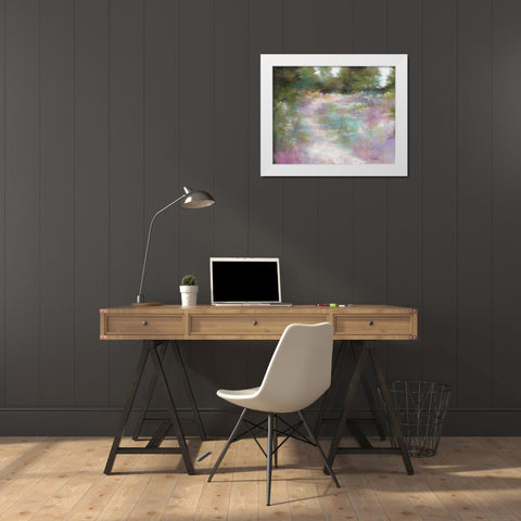 High Country White Modern Wood Framed Art Print by Newton, Barbara