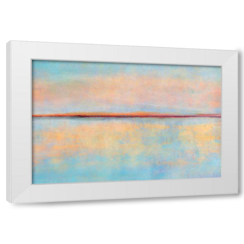 After Sunset White Modern Wood Framed Art Print by Niele, Cora