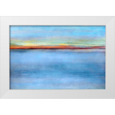 Light White Modern Wood Framed Art Print by Niele, Cora