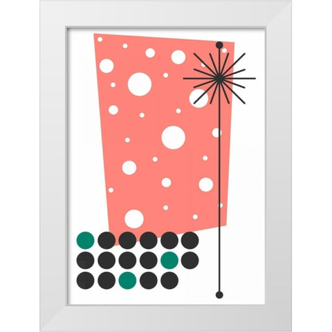 Yucca in Pink White Modern Wood Framed Art Print by Newton, Tonya