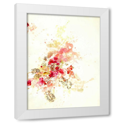 Composition 2b White Modern Wood Framed Art Print by Neale, Kathryn