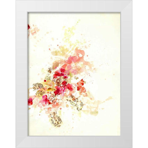 Composition 2b White Modern Wood Framed Art Print by Neale, Kathryn